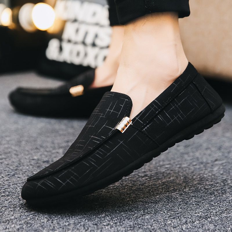 Mazefeng New Summer Man Breathable Stitching Style Casual Shoes s Fashion Lazy Loafers Men Driving Shoes Slip-On
