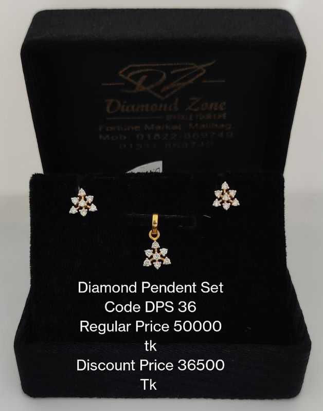 Diamond Pendent Set