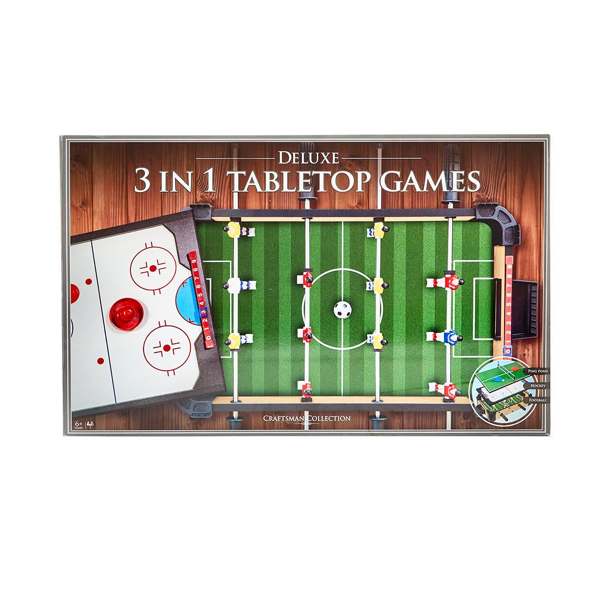 Deluxe 3 In 1 Tabletop Games