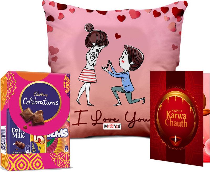 Midiron Karwa Chauth Gift Hamper Fiber Gift Box  (Multicolor)