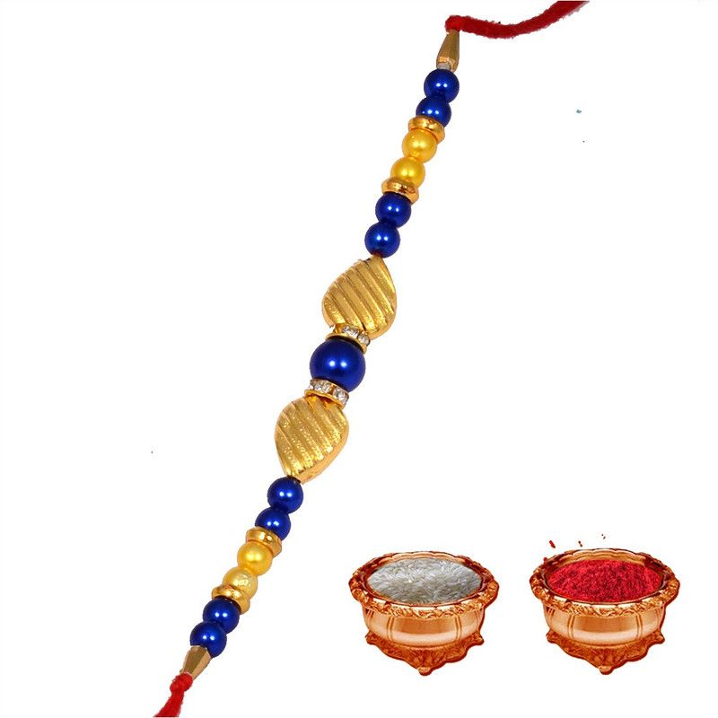 Chawal Roli Pack, Rakhi Set  (1 Rakhi Roli Chawal Pack)