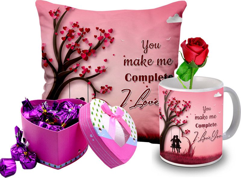 Midiron Valentines Day Gift Combo For Girls/Boy (Love Gifts) Ceramic, Microfibre Gift Box  (Multicolor)