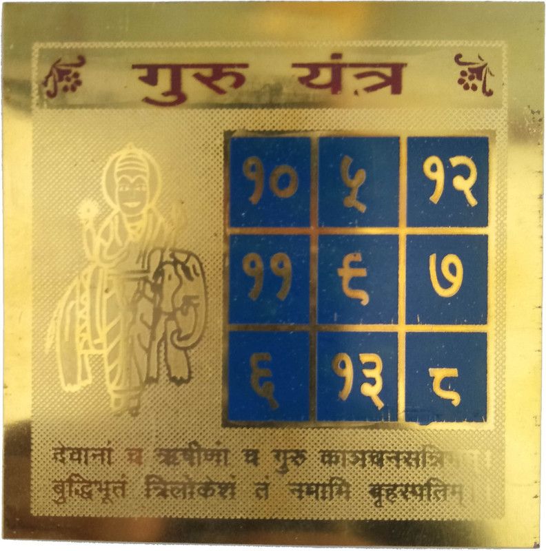 Aahana Gems Brass Yantra  (Pack of 1)