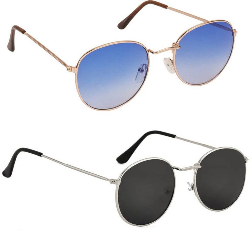 PHENOMENAL Oval-BlueClr-SilBlk-