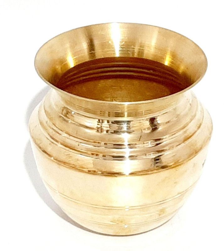 Shiv Brass Kalash  (Brown)