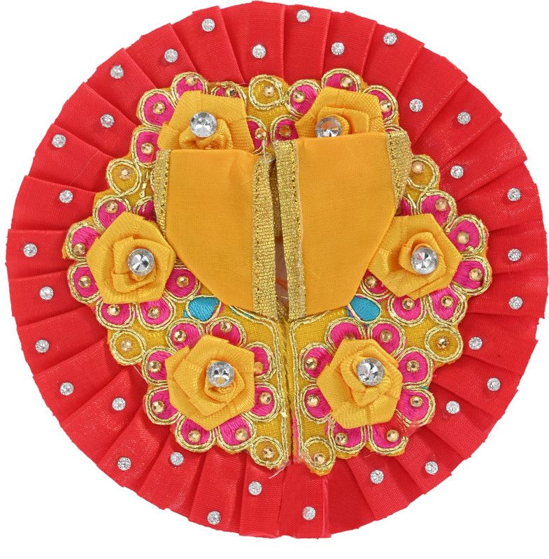 Stylish Bal Gopal, Kanha Ji, Thakur ji, Laddu Gopal Ethnic Dress (Combo of 2) Dress  (Cotton, Polyester, Silk)