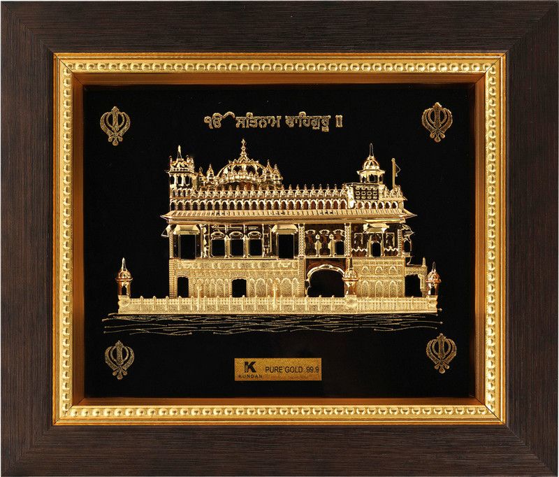 Kundan Golden Temple Religious Frame