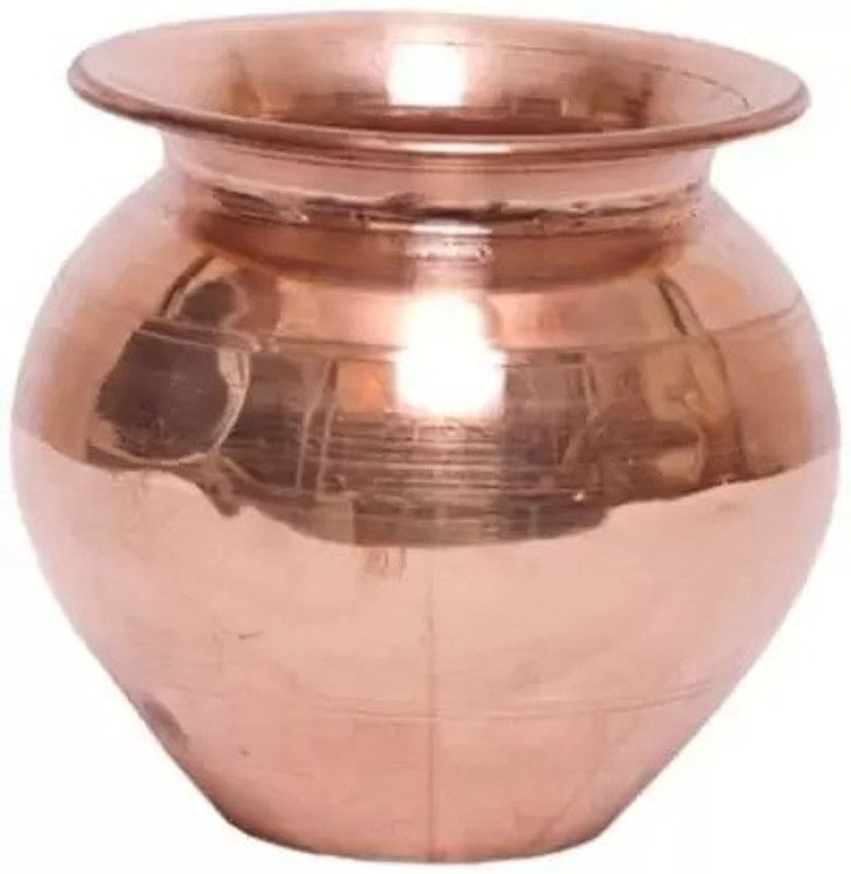 SBBCO Brass Lota Kalash/ Pooja Lota(Pitcher) Copper Kalash  (Brown)