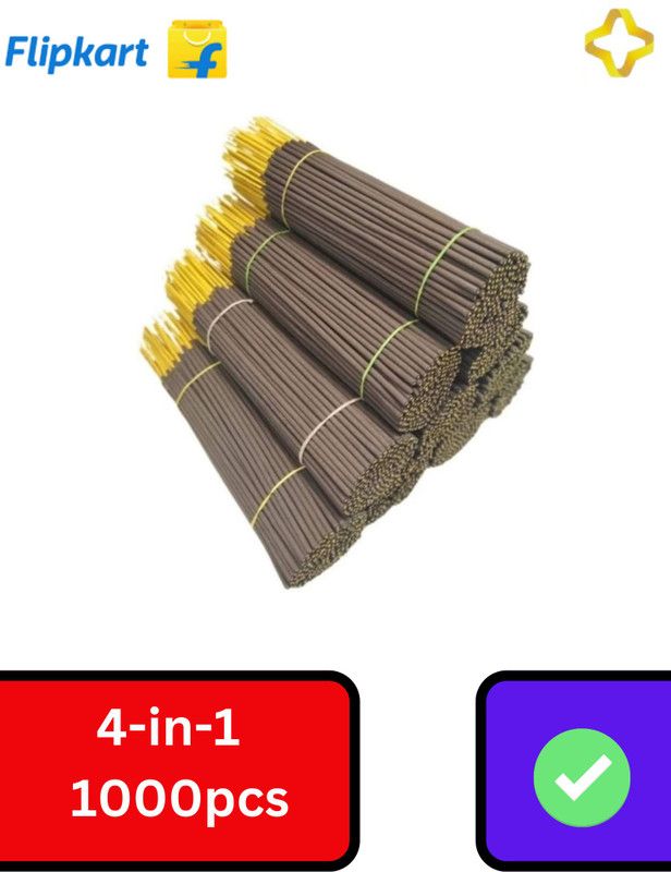 mogra agarbatti Gulab agarbatti mogra incense sandalwood agarbatti kewda agarbatti 4 in 1 Mogra, Gulab, Kewda, Chandan  (1000, Set of 1)