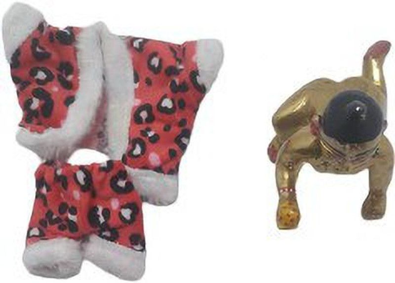 SHYAM Laddu Gopal Winter Special Combo...Size 5 Laddu Gopal WINTER Special Coat/VELVET Dress/Jacket With One Set BODY WARMER [Best For ALL Upcoming Festivals] Size 5 Handmade Premium Quality Dress  (Cotton)