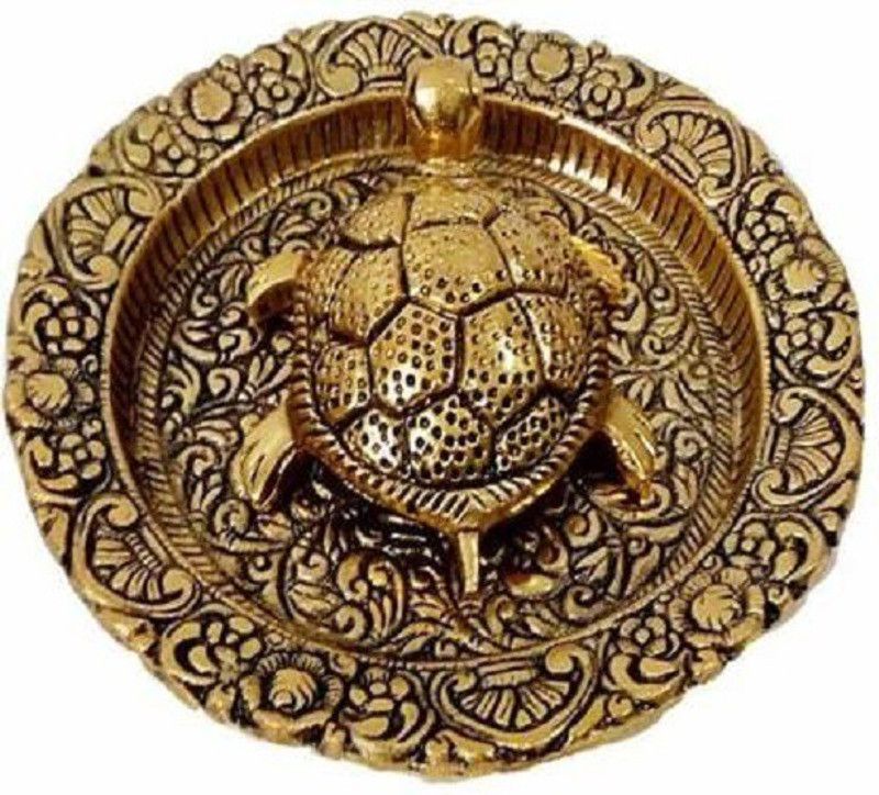 Delhi Gift House Metal Tortoise Vastu/Feng Shui Tortoise/Turtle/Kachua (for Good Luck) Polyresin Yantra  (Pack of 1)