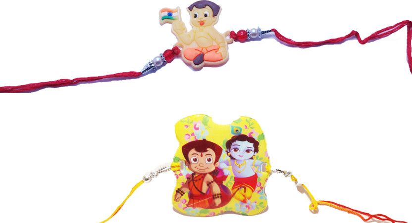 Rakhi Set  (Chota Bheem and Krishna Bheem Rakhi)