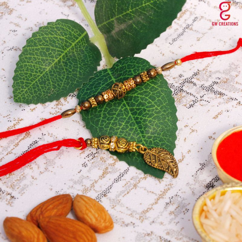 Rakhi, Chawal Roli Pack Set  (Bhaiya Bhabhi Set, Roli, Chawal)