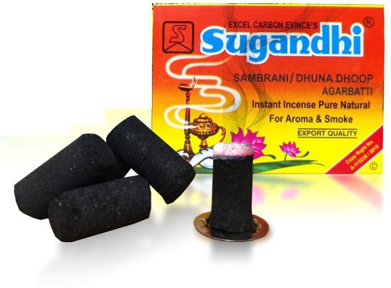 Adhvik Box Pack of 1 (20 Stick Per Box) Sugandhi Sambrani/dhuna Dhoop Incense Agarbatti Scented  (20, Set of 1)