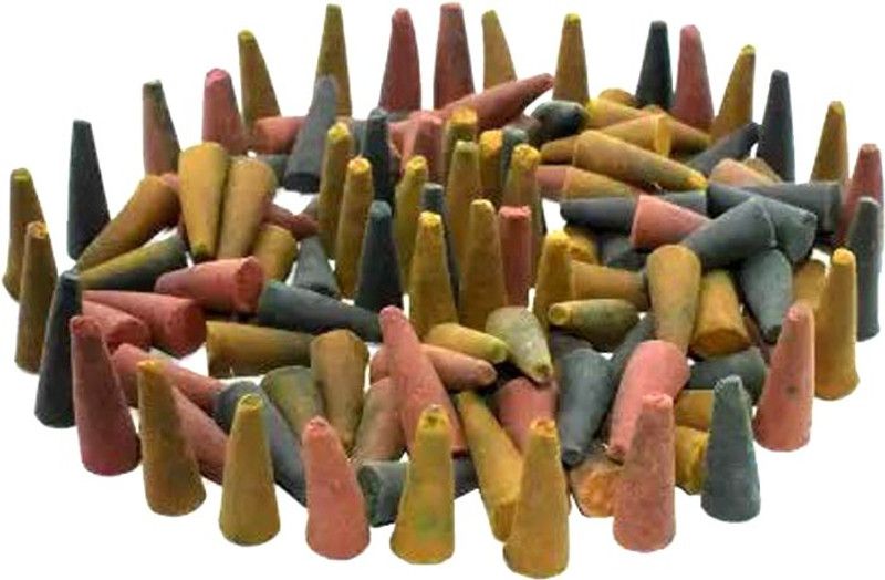 QWEEZER 450 pcs Herbal Dhoop Cones, Sandal Fragrance Sandal Dhoop cone dhoop dhoop cone Sandal Dhoop  (Pack of 450)