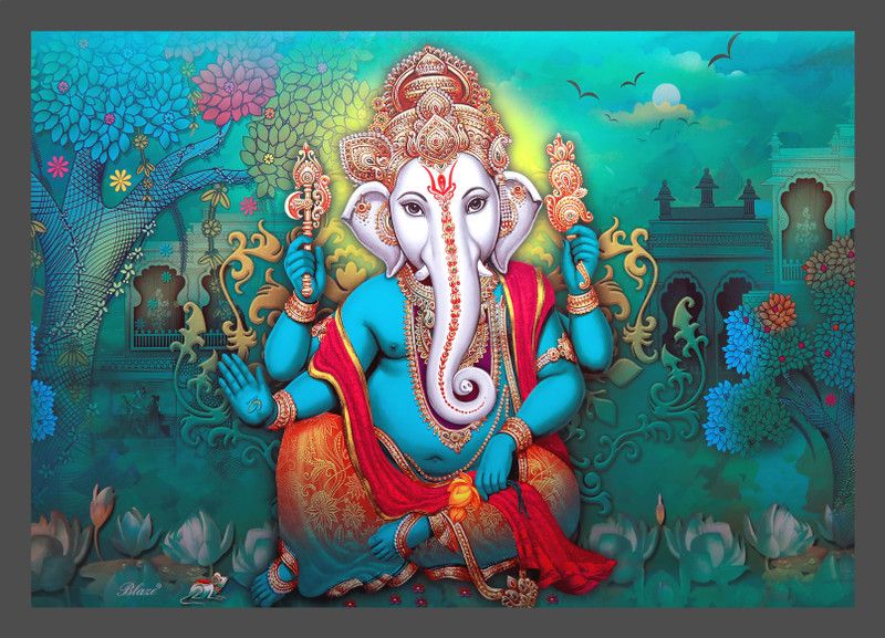 Mmory Ganesha Religious Frame