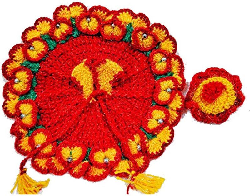 Jai shri krishan JSKA000032 Dress For Baby Laddu Gopal / Kanha Ji / Kanhaiya Ji /Little Lord Krishna / Govinda / Thakur Ji / Bal Gopal / Murlidhar Made Of Woolen Dress  (Wool)