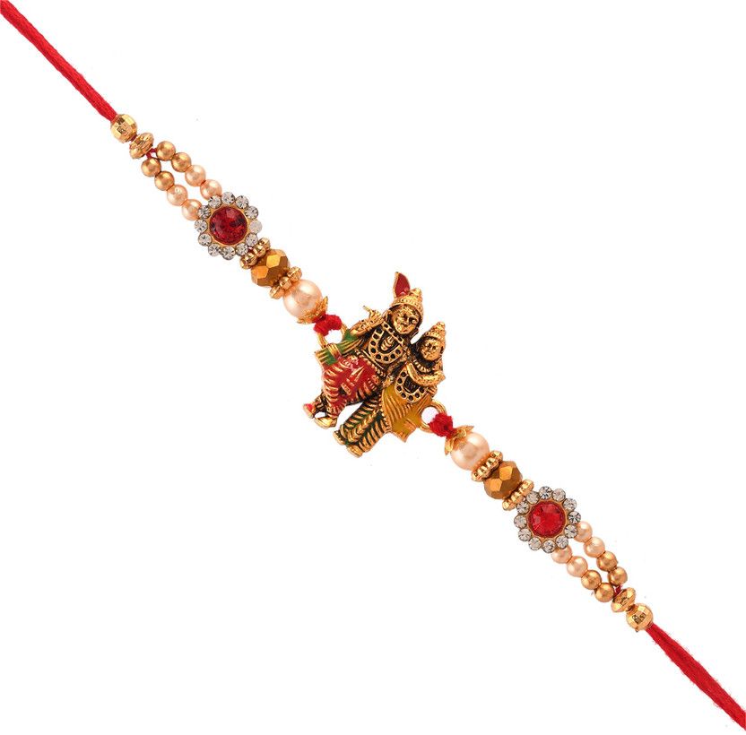 Greeting Card Set  (Golden Krishna Rakhi)