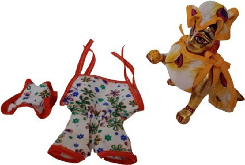 Kanha Krishn aji combo of 2 cotton jump suits with cap size 4 (random) Dress  (Cotton)