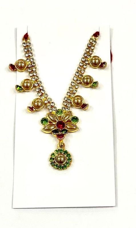 SPSStore Designer Stone Mala, Laadu Gopal Deity Ornament  (Thakur ji, Bal Gopal, Mata Rani)