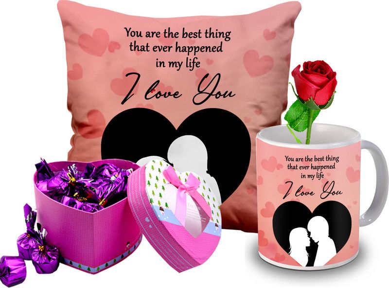 Midiron Valentines Day Special Gift Combo For Girls IZ02 Ceramic, Microfibre Gift Box  (Multicolor)