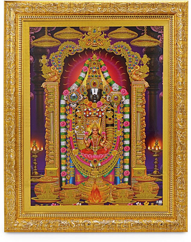 BM Traders Tirupati Balaji Religious Frame