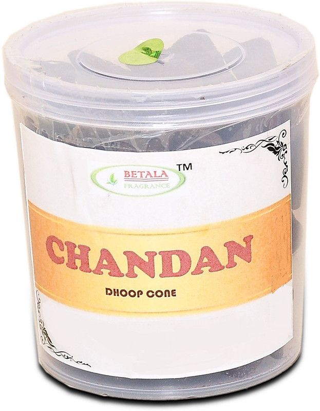 BETALA FRAGRANCE CHANDAN FLAVOUR DHOOP CONES PACK WITH STAND Sandal Dhoop