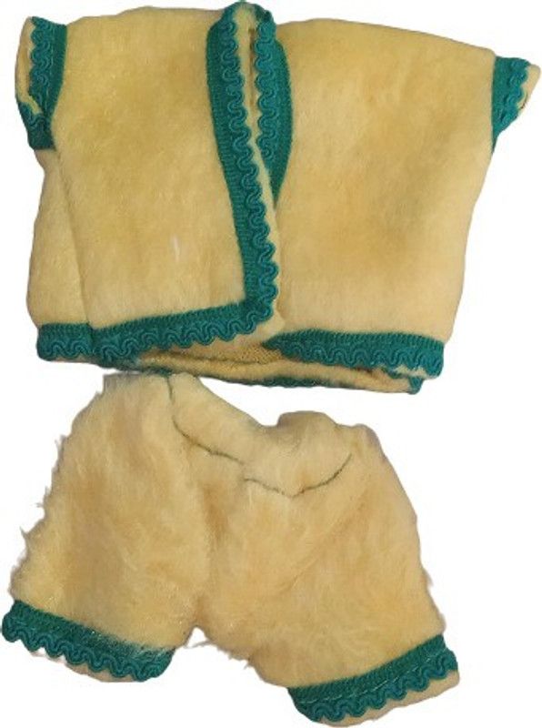 laddu gopal g winter velvet suit (size 1 random will come) Dress  (Velvet)