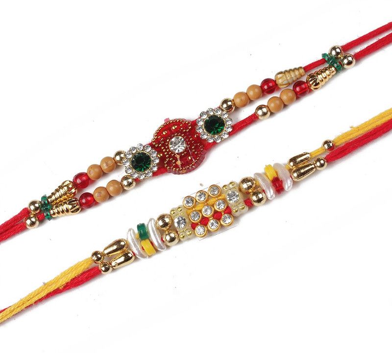 Rakhi Set  (Set of 2 With Roli Chawal)
