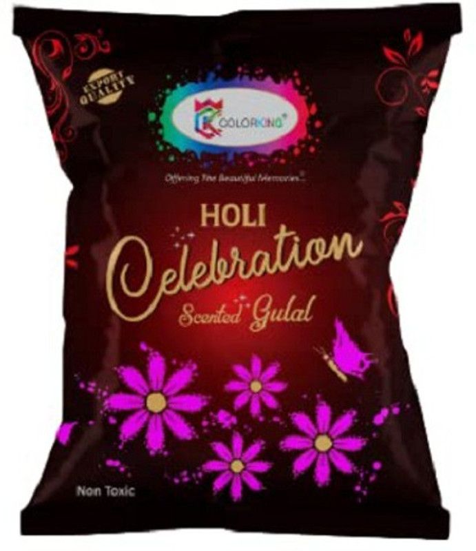 Raj Tilak Holi Color Powder Pack of 10  (Red, 100 g)
