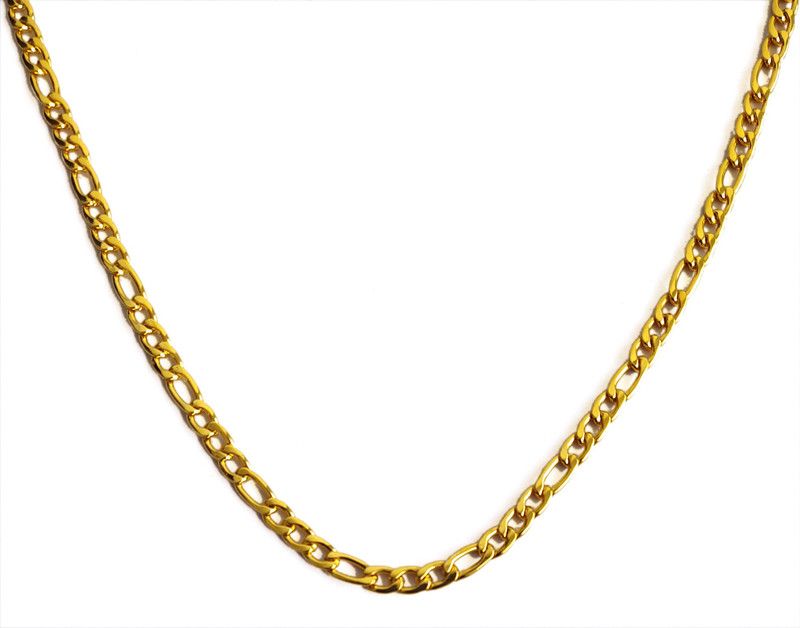 Duepio Duepio Stylish & Trendy Most Popular Beautiful Design Golden light Gold Plated Chain (18 inch) Gold-plated Plated Alloy Chain ()