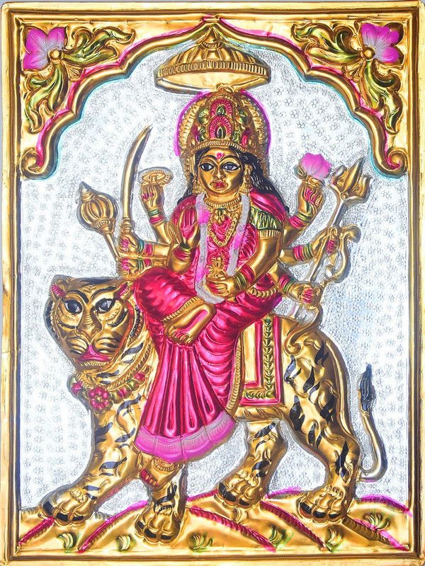 Kapoor GODDESS DURGA Religious Frame