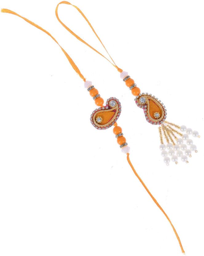 Rakhi Set  (1 BHAIYA AND 1 BHABHI RAKHI)