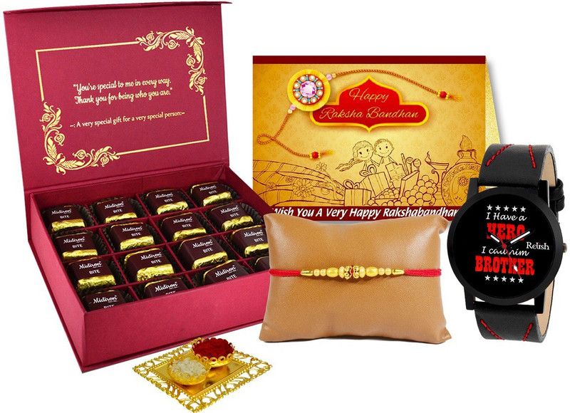 Midiron Rakshabandhan Gift Box for Brother / Bhai/ Bhaiya |Rakshabandhan Gift-IZ2291-1 Plastic, Paper Gift Box  (Multicolor)
