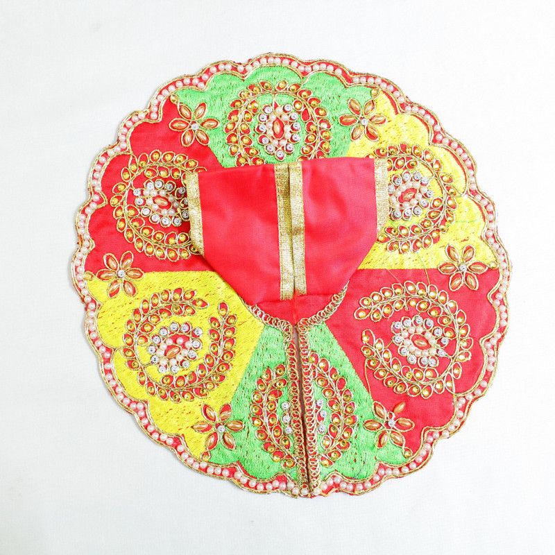 kressto Lord Krishna Poshak Dresses Dress  (Nylon)
