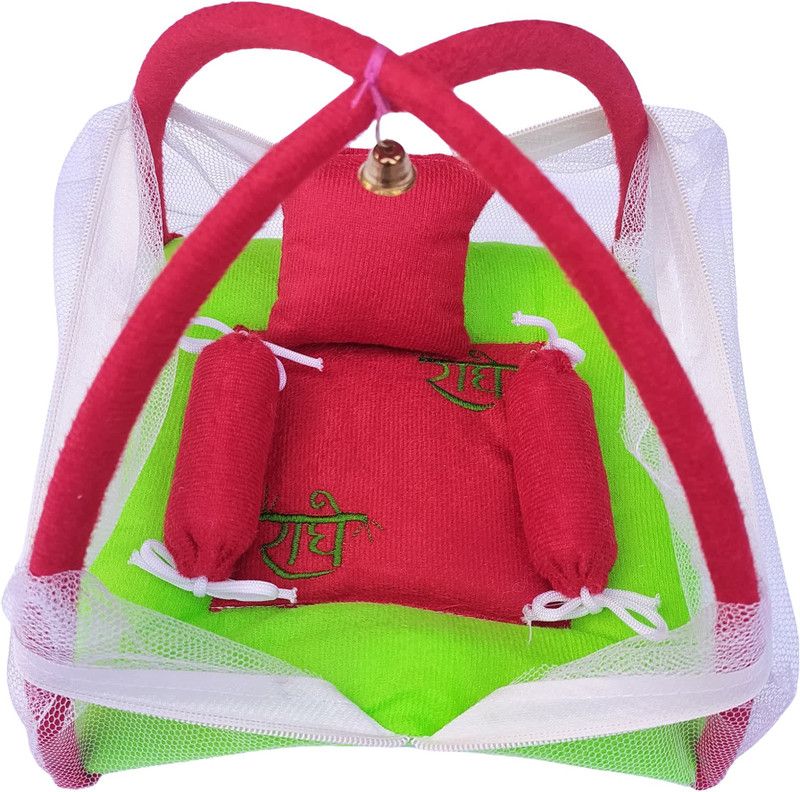 Tarun child care Laddu Gopal bed 0 to 6 No. Laddu gopal ji Jhula