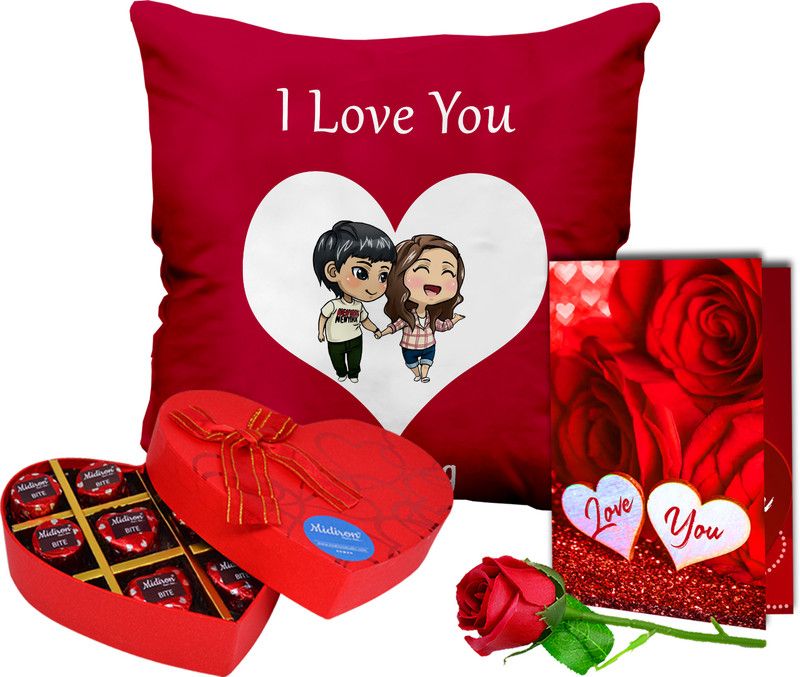 Midiron Valentine’s Day Gift Combo For Couple (Romantic Gift Combo) Ceramic, Fiber, Paper Gift Box  (Multicolor)