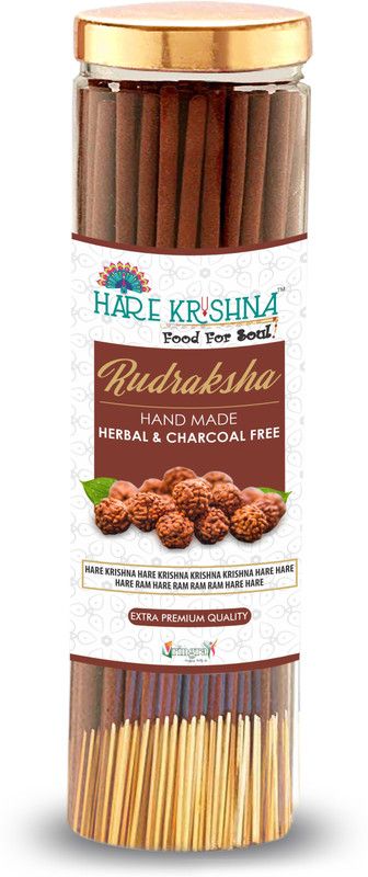 Vringra Rudraksh Agarbatti Stick-Incense sticks-Dhoop Agarbatti-Chemical Free Agarbatti Rudraksh  (200, Set of 1)