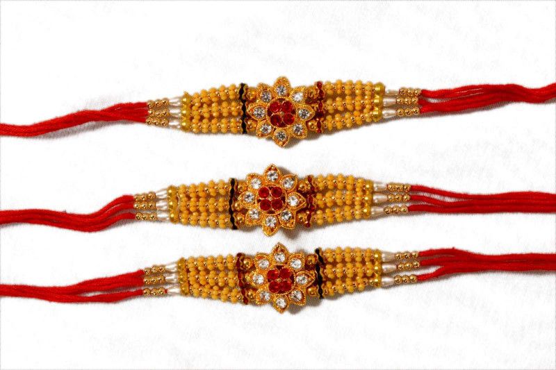 Rakhi Set  (PACK OF 3, 3)