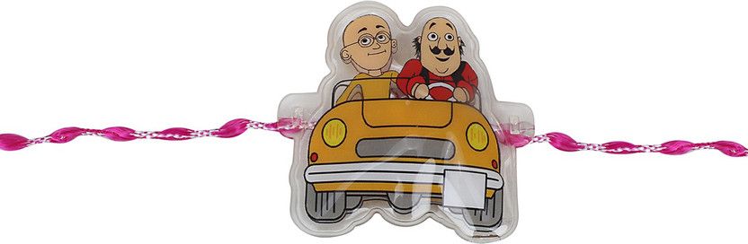 Chawal Roli Pack Set  (1 Kids Rakhi, Roli Chawal Pack)