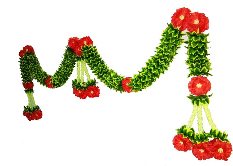 Afarza Artificial Flower Toran Garland for Home Decoration Main Entrance Door Hanging Toran  ((40x16 inch)Fabric & Recylable Plastic)