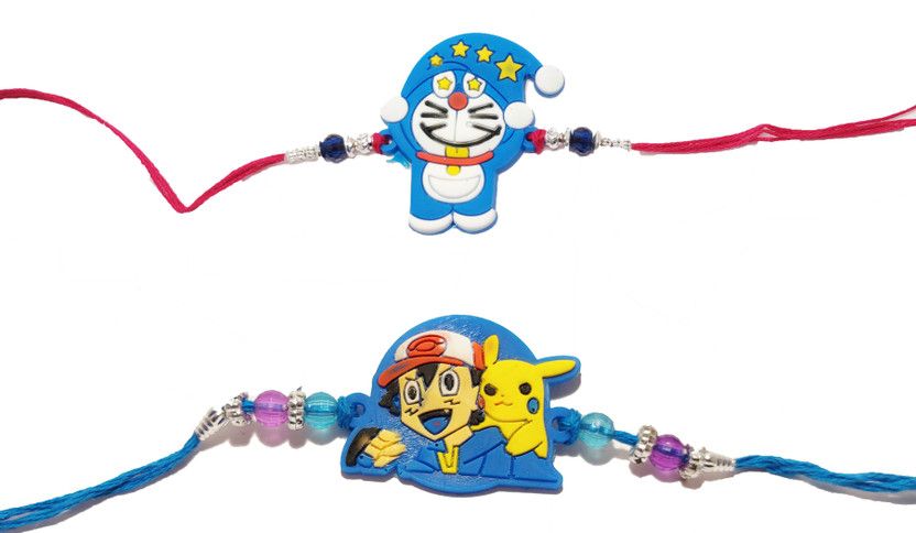 Rakhi Set  (Doremon and Pokimon Rakhi)