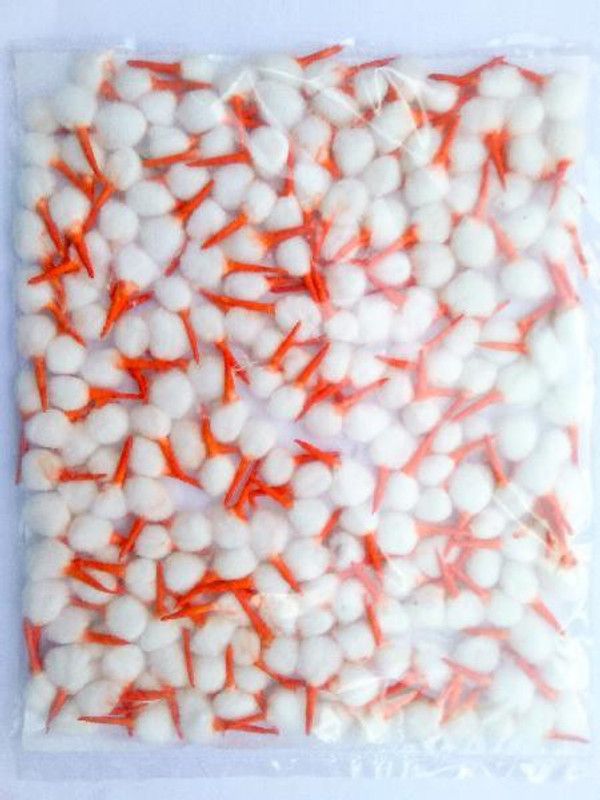 SINGHAL BROTHERS sinduri cotton flower rui Diya Baati 550 Cotton Wick  (Pack of 550)