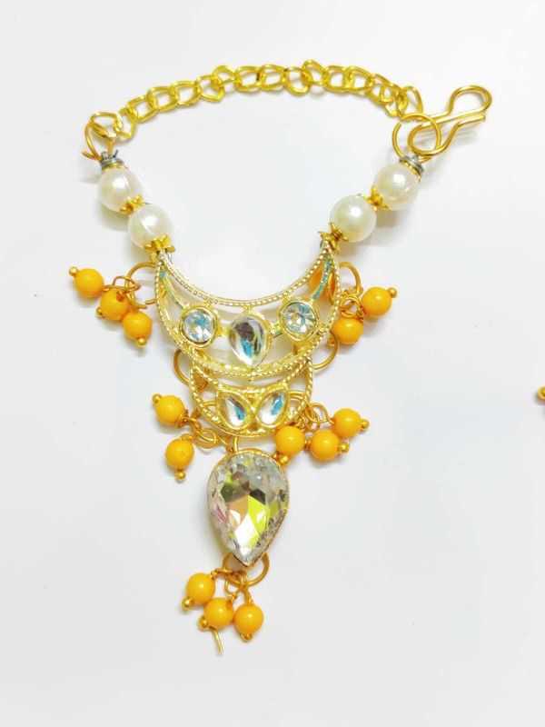 radha krishnam poshak /Laddu Gopal Necklace/Neck Fitted Necklace(Set of 3)(Size 4NO,5NO )RK_1401 Deity Ornament  (Necklace)
