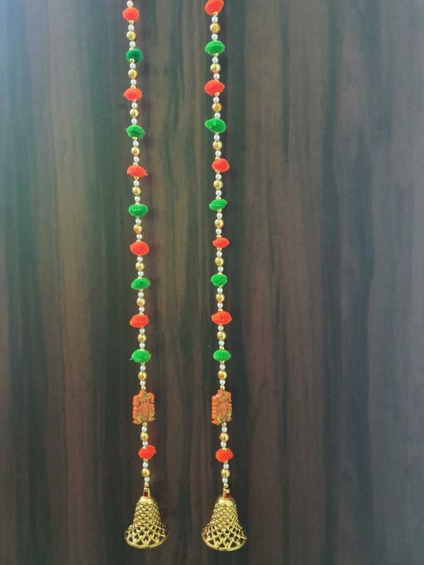 mayra craft BEAUTIFUL GANESHA TORAN Toran  (beeds, Pom-Pom)