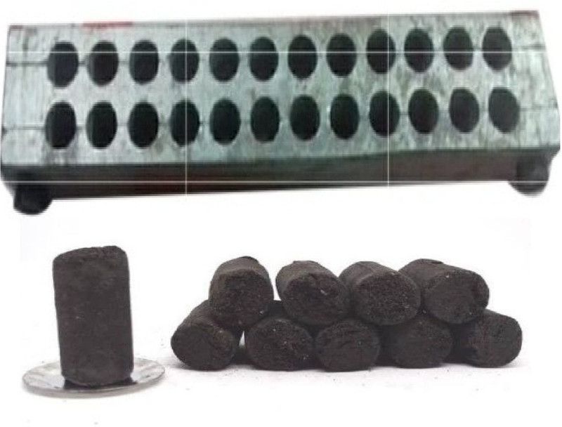 SRI GURUKULAM AGENCY Computer Sambrani Manually Making Die Mould 100% Pure Aluminum Aluminium Incense Holder  (White)
