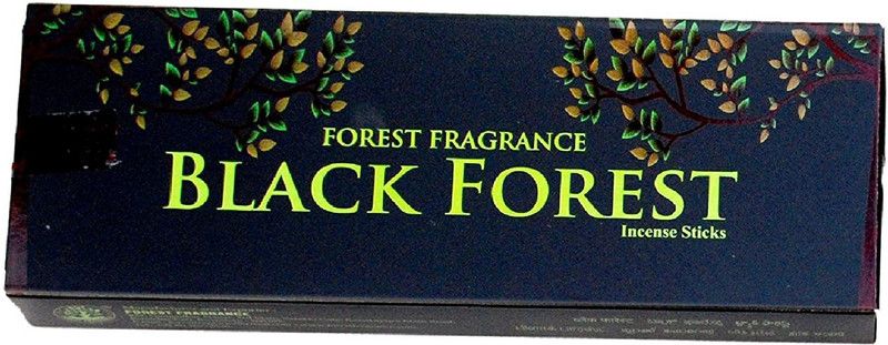 Forest Fragrance Black Forest Incense Sticks Black Bathi Pack of 4 Boxes black forest  (1000, Set of 1)