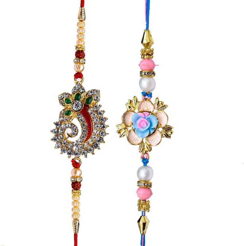 Rakhi Set  (2 Different Metal Rakhi)