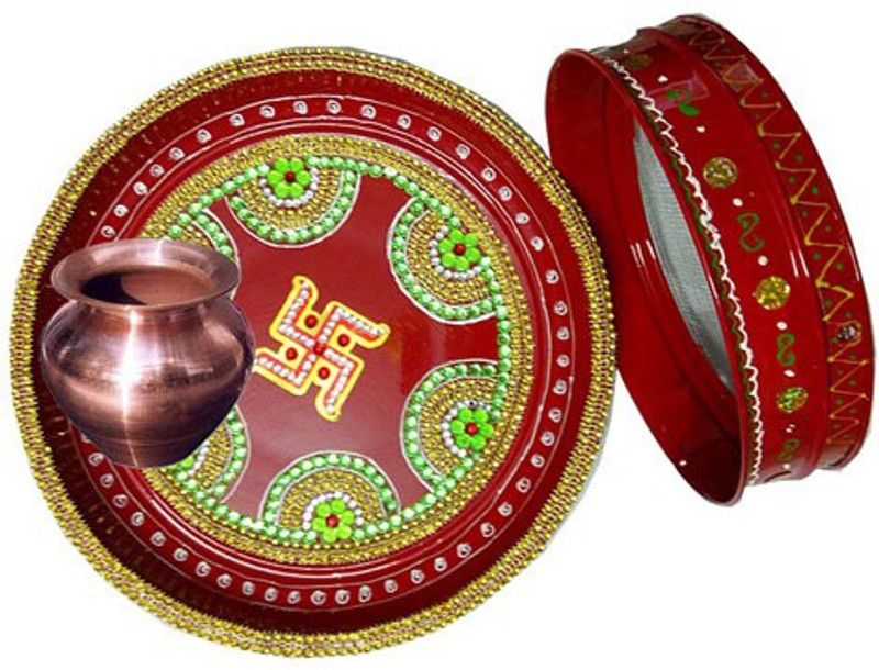 CraftEra Brass  (3 Pieces, Red)