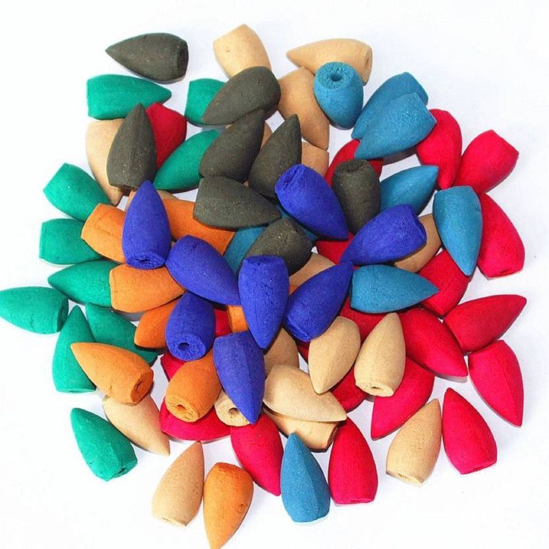 RUDRA SALES INDIA Backflow Incense Cones mix incense Unscented Dhoop  (Pack of 30)